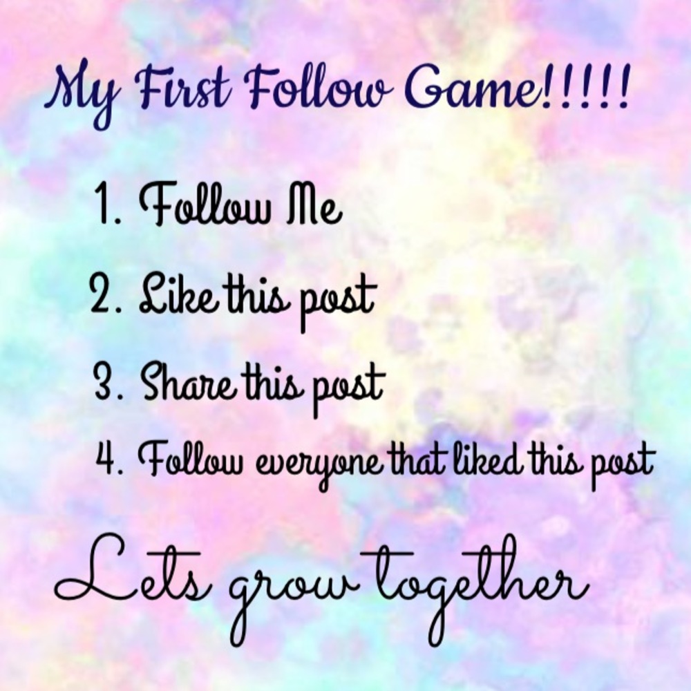 My First Follow Game!!!!!